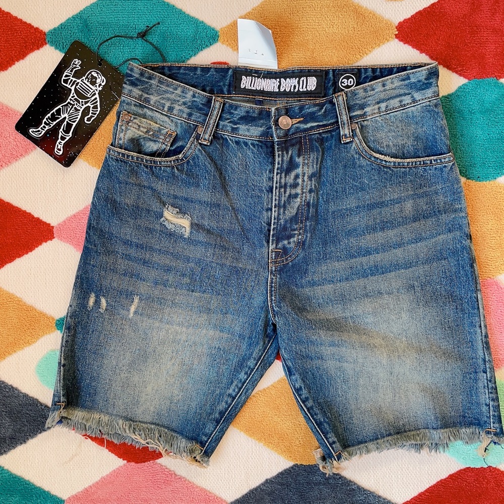 Billionaire Boys Club Particle smart cut denim short blue size 30